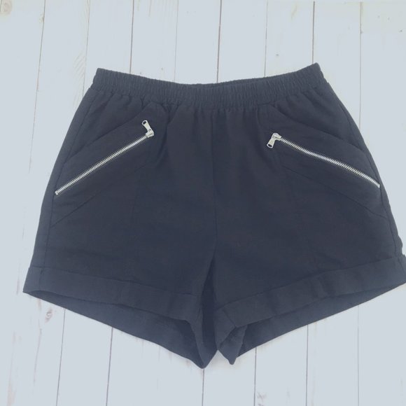 Alya Pants - Alya Gym Workout Cuffed High Rise Shorts SZ Small